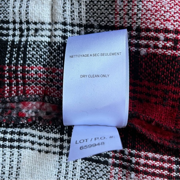 NEW Tribal plaid double breasted Shacket L - Picture 11 of 14